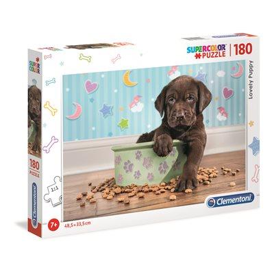 Clementoni - Lovely Puppy (180-Piece Puzzle)