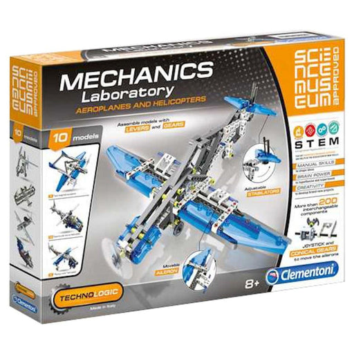 Clementoni - Mechanics Laboratory - Aeroplanes And Helicopters (Bil) - Limolin 