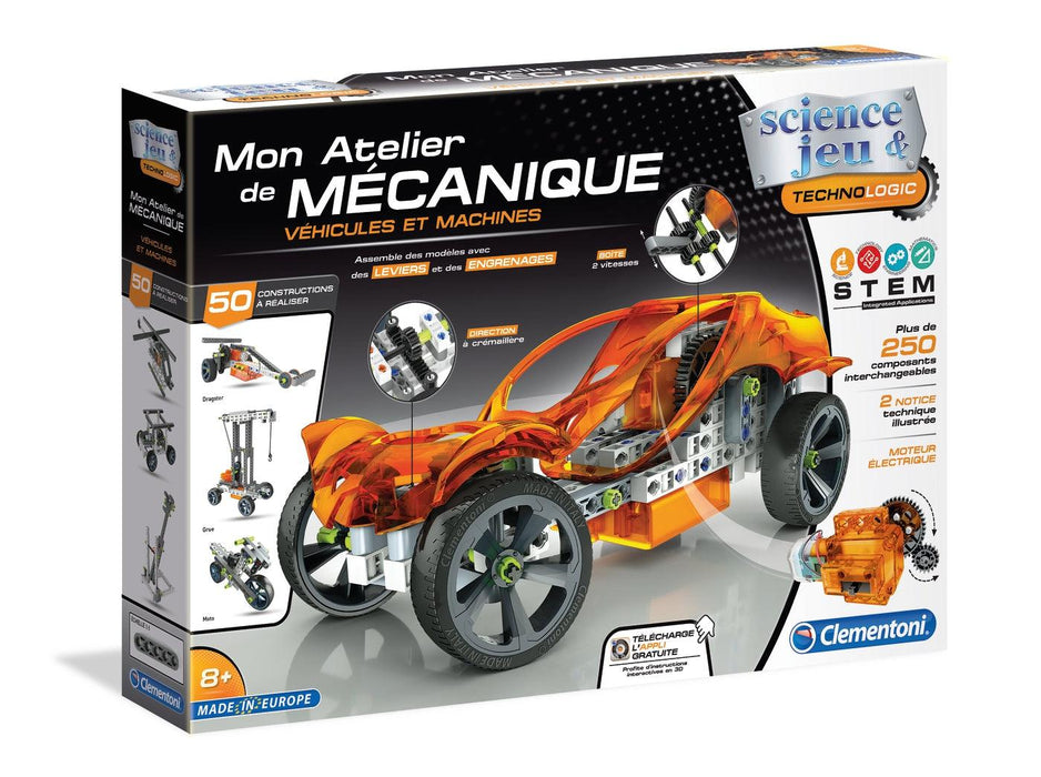 Clementoni - Mon Atelier De Mecanique - Vehicules Et Machines (FR) - Limolin 