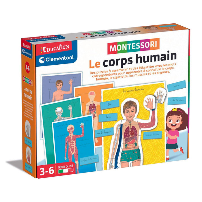 Clementoni - Montessori - Le Corps Humain (FR) - Limolin 