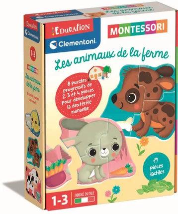 Clementoni - Montessori - Les Animaux De La Ferme (FR)