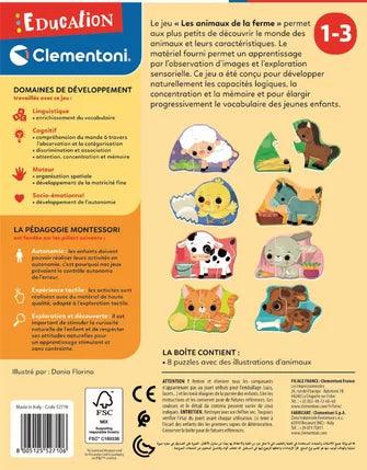 Clementoni - Montessori - Les Animaux De La Ferme (FR)