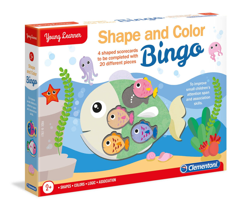 Clementoni - Shapes And Colors Bingo (EN) - Limolin 