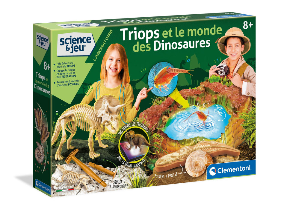 Clementoni - Triops Et Le Monde Des Dinosaures (FR) - Limolin 