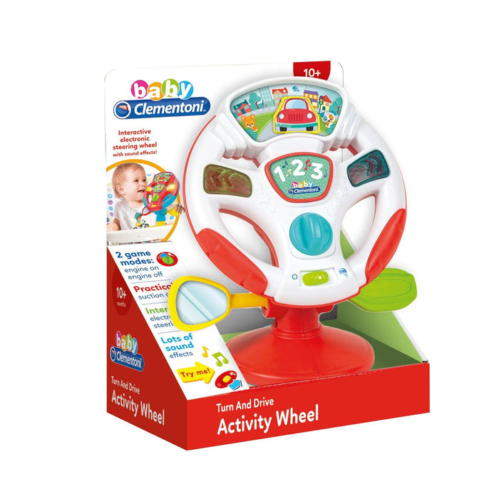 Clementoni - Turn And Drive Activity Wheel (Mult) - Limolin 