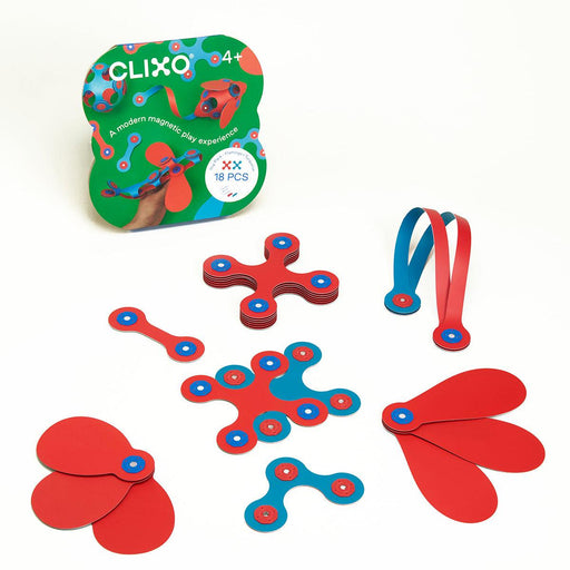 CLIXO - Itsy Pack - Flamingo/Turquoise (18Pcs)