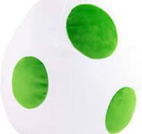 Club Mocchi Mocchi - Super Mario - Yoshi Egg - 14-16" Mega Plush