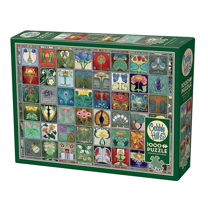 Cobble Hill - Art Nouveau Tiles (1000-Piece Puzzle) - Limolin 