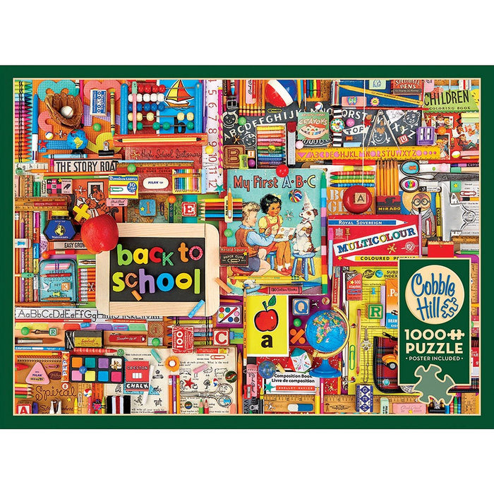 Cobble Hill - Back To School (1000-Piece Puzzle) - Limolin 