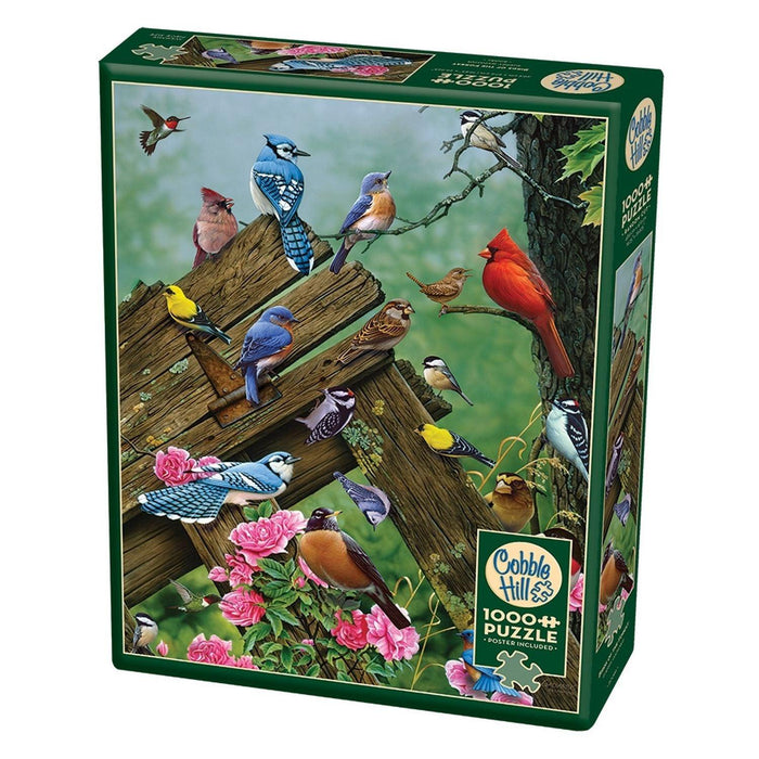 Cobble Hill - Birds of The Forest (1000-Piece Puzzle) - Limolin 