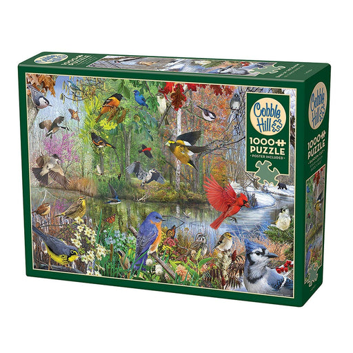 Cobble Hill - Birds Of The Season (1000-Piece Puzzle) - Limolin 