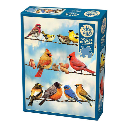 Cobble Hill - Birds On Wire (500-Piece Puzzle) - Limolin 