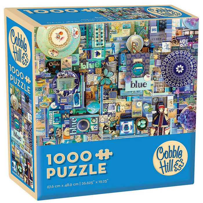 Cobble Hill - Blue (1000-Piece Puzzle) - Limolin 