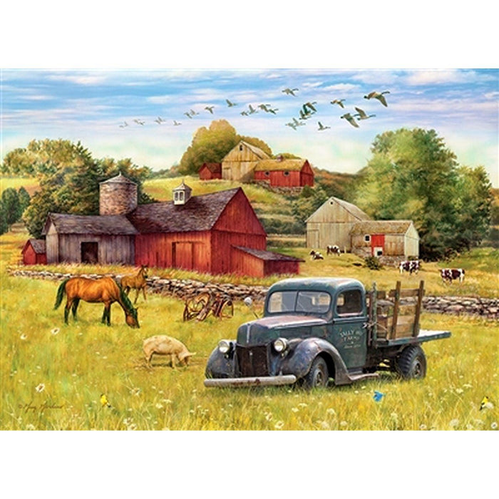 Cobble Hill - Blue Truck Farm (Puzzle Tray) - Limolin 