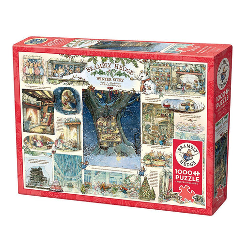 Cobble Hill - Brambly Hedge Winter Story (1000-Piece Puzzle) - Limolin 