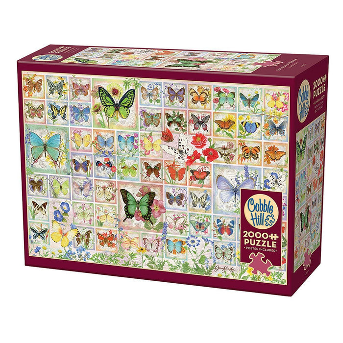 Cobble Hill - Butterflies And Blossoms (2000-Piece Puzzle) - Limolin 