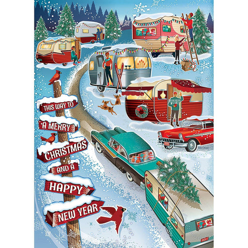 Cobble Hill - Christmas Campers (1000-Piece Puzzle) - Limolin 