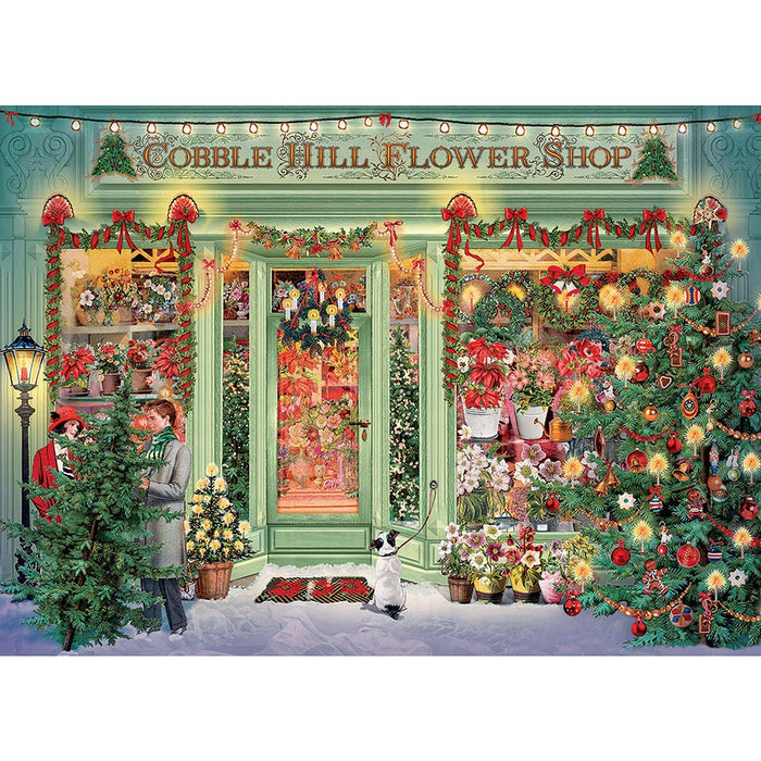 Cobble Hill - Christmas Flower Shop (1000-Piece Puzzle) - Limolin 
