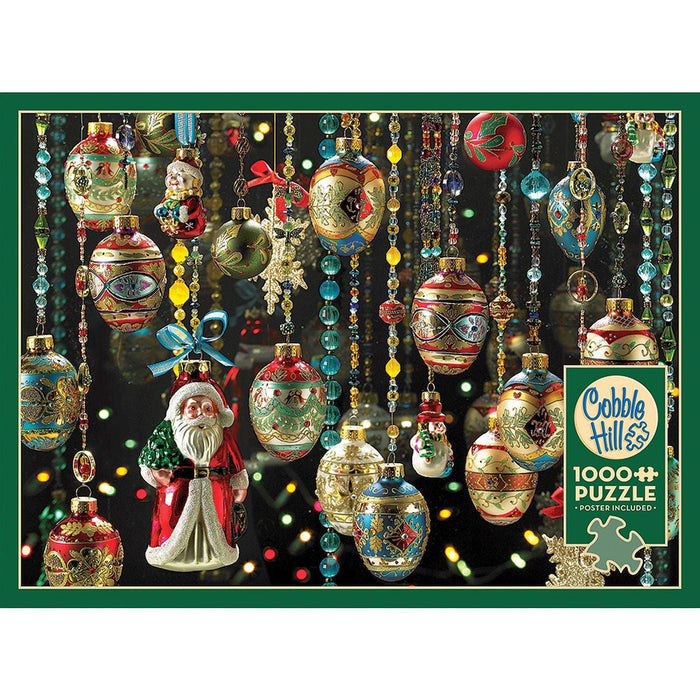 Cobble Hill - Christmas Ornaments (1000-Piece Puzzle) - Limolin 