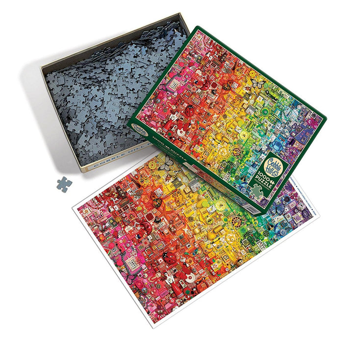 Cobble Hill - Colorful Rainbow (1000-Piece Puzzle) - Limolin 