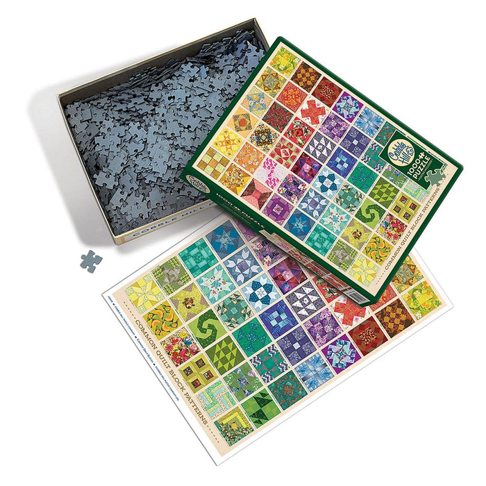 Cobble Hill - Common Quilt Blocks (1000-Piece Puzzle) - Limolin 