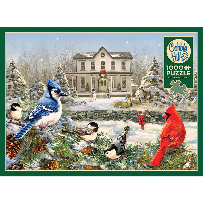 Cobble Hill - Country House Birds (1000-Piece Puzzle) - Limolin 