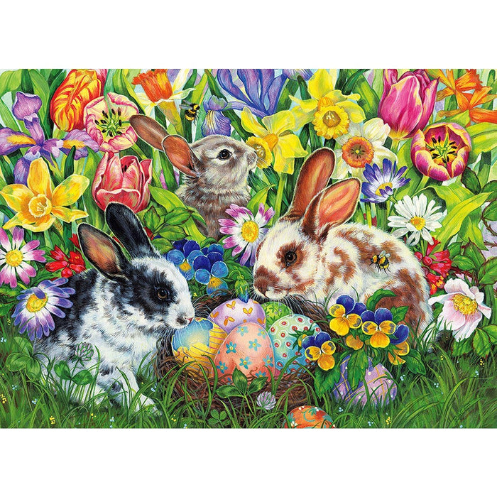 Cobble Hill - Easter Bunnies (350-Piece Puzzle) - Limolin 