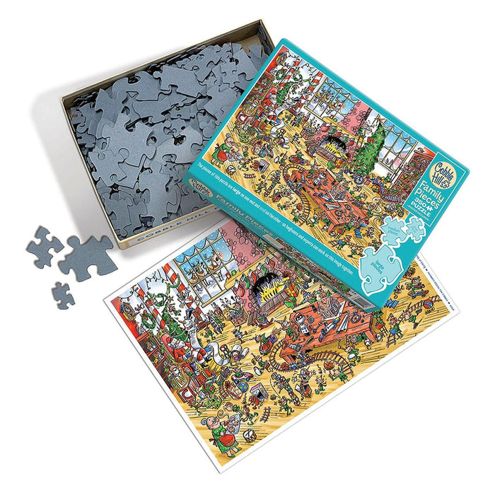 Cobble Hill - Elves At Work (350-Piece Puzzle) - Limolin 