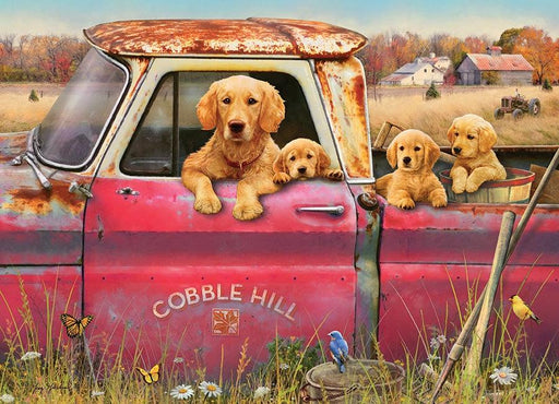 Cobble Hill - Farm Dogs (1000-Piece Puzzle) - Limolin 