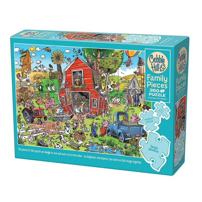 Cobble Hill - Farmyard Folly (350-Piece Puzzle) - Limolin 