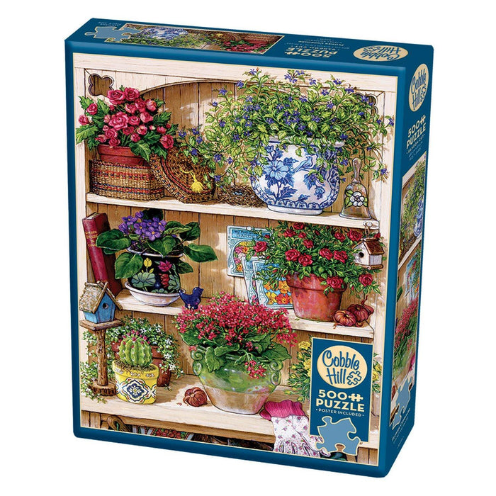Cobble Hill - Flower Cupboard (1000-Piece Puzzle) - Limolin 