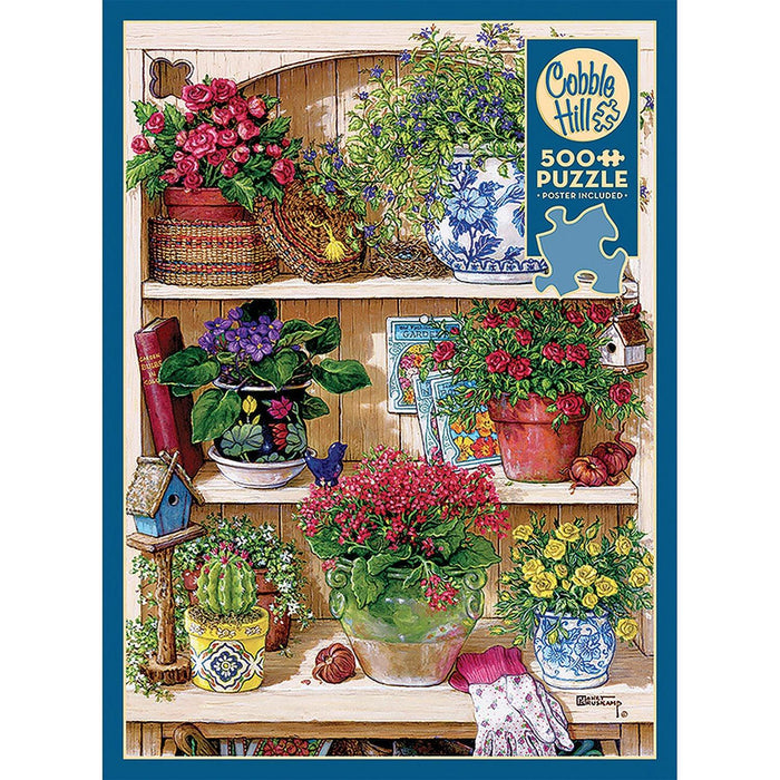 Cobble Hill - Flower Cupboard (1000-Piece Puzzle) - Limolin 