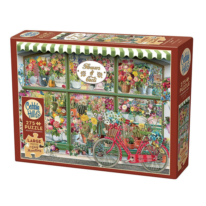 Cobble Hill - Flowers And Cacti Shop (275-Piece Puzzle) - Limolin 