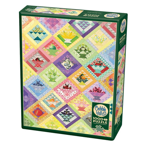 Cobble Hill - Fruit Basket Quilt (1000-Piece Puzzle) - Limolin 