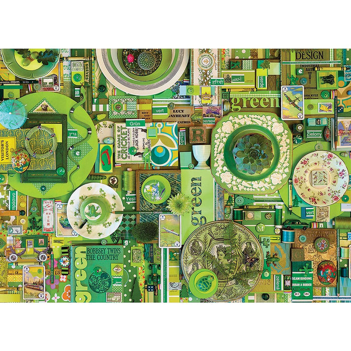 Cobble Hill - Green (1000-Piece Puzzle) - Limolin 