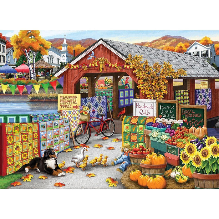 Cobble Hill - Harvest Festival (1000-Piece Puzzle) - Limolin 