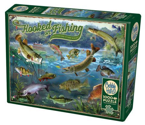 Cobble Hill - Hooked On Fishing (1000-Piece Puzzle) - Limolin 