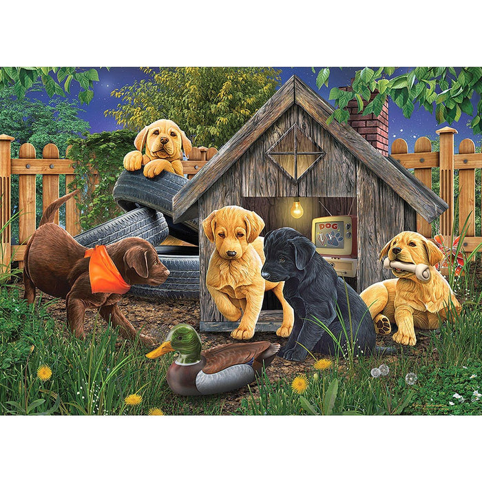 Cobble Hill - in The Doghouse (1000-Piece Puzzle) - Limolin 