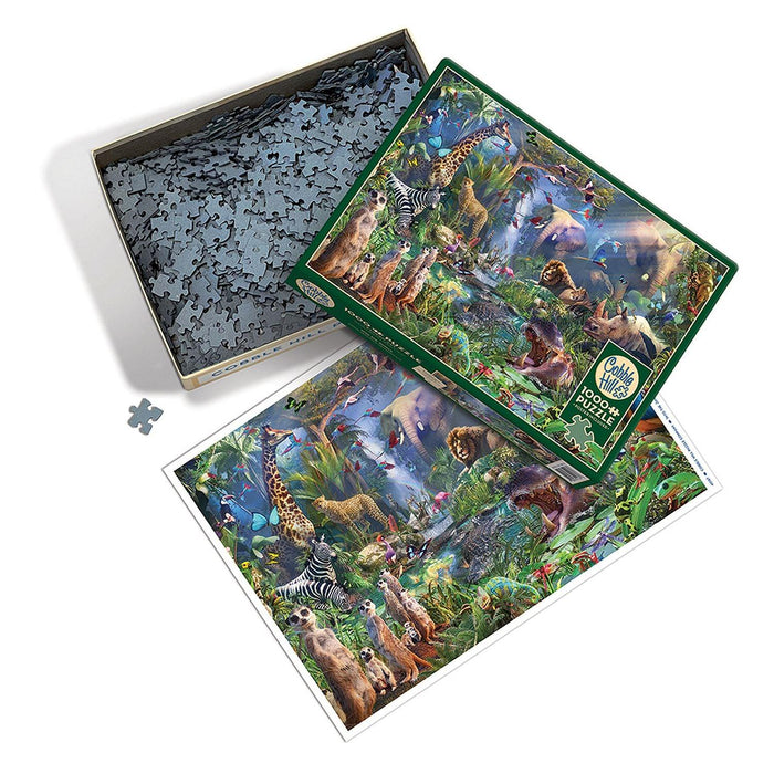 Cobble Hill - into The Jungle (1000-Piece Puzzle) - Limolin 