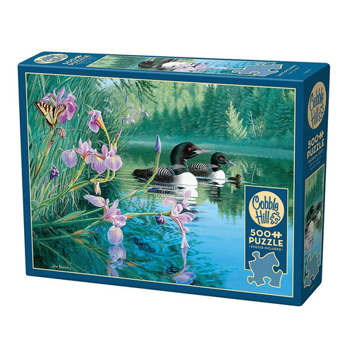 Cobble Hill - Iris Cove Loons (1000-Piece Puzzle) - Limolin 