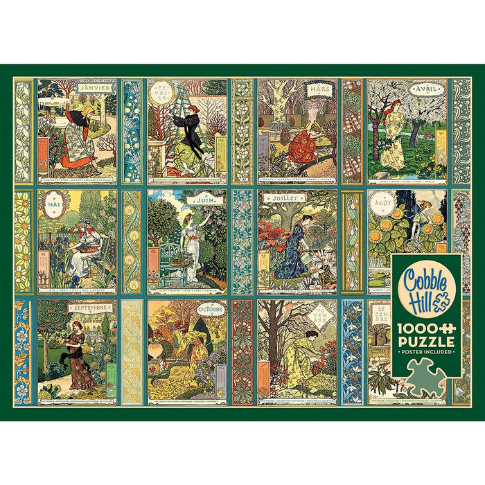 Cobble Hill - Jardiniere - A Gardener's Calendar (1000-Piece Puzzle) - Limolin 