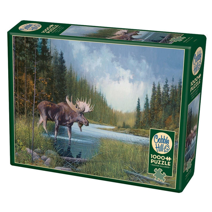 Cobble Hill - Moose Lake (1000-Piece Puzzle) - Limolin 