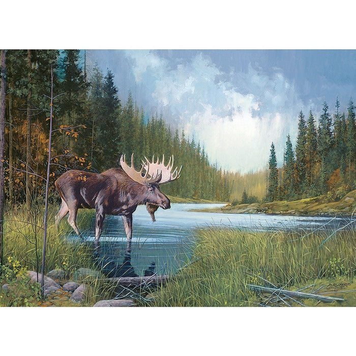 Cobble Hill - Moose Lake (1000-Piece Puzzle) - Limolin 