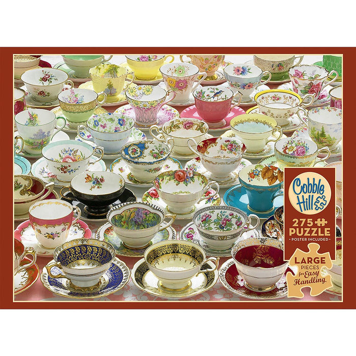 Cobble Hill - More Teacups (1000-Piece Puzzle) - Limolin 