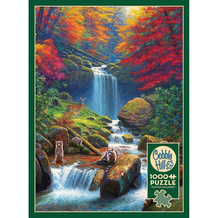 Cobble Hill - Mystic Fallsin Autumn (1000-Piece Puzzle) - Limolin 