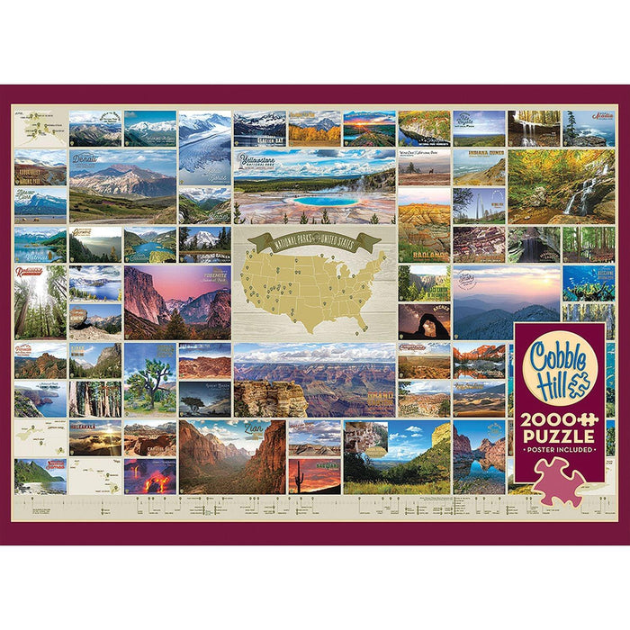 Cobble Hill - National Parks of The United States (2000-Piece Puzzle) - Limolin 