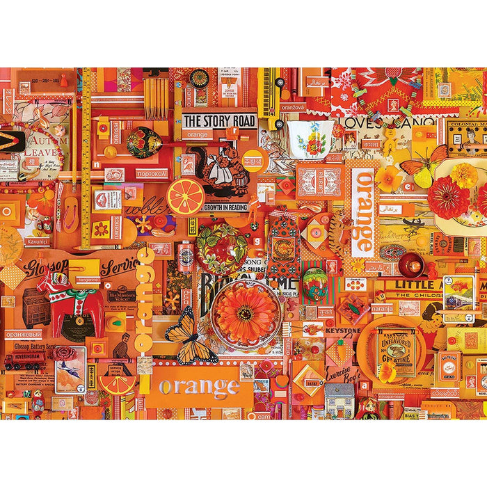 Cobble Hill - Orange (1000-Piece Puzzle) - Limolin 