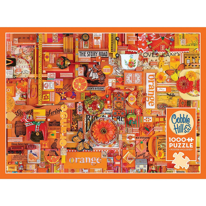 Cobble Hill - Orange (1000-Piece Puzzle) - Limolin 