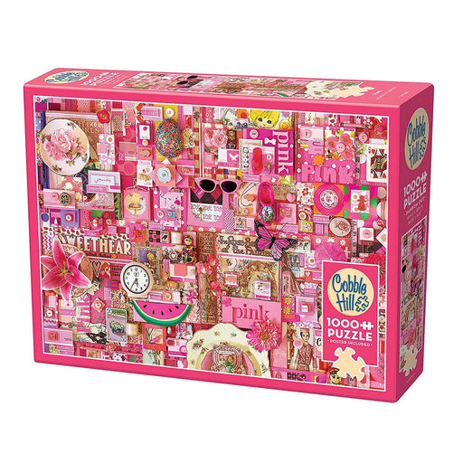 Cobble Hill - Pink (1000-Piece Puzzle) - Limolin 