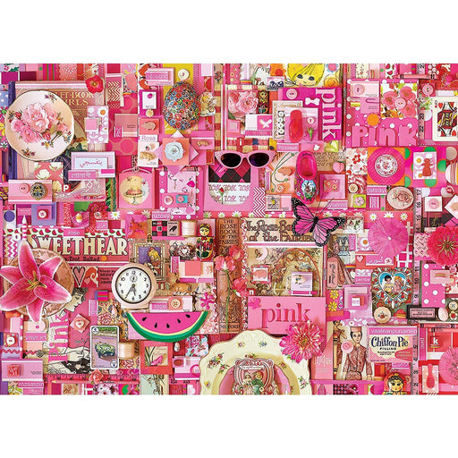 Cobble Hill - Pink (1000-Piece Puzzle) - Limolin 